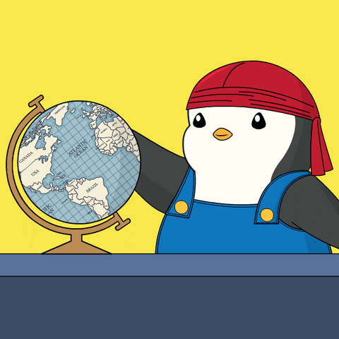 Travel Explore GIF by Pudgy Penguins