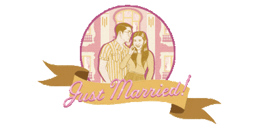 Just Married Sticker