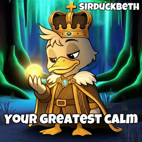 Peace Glow GIF by SirDuckbeth