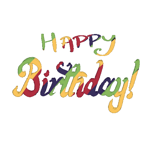 Happy Birthday Sticker