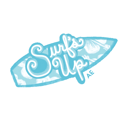 Surfs Up Beach Sticker by American Eagle