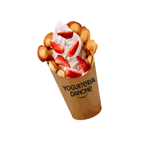 Yogurtería Danone Sticker