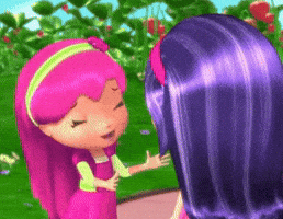 Best Friends Hug GIF by Strawberry Shortcake