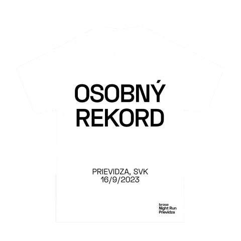 Prievidza night run Sticker