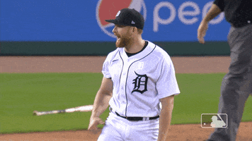 Excited Major League Baseball GIF by Detroit Tigers