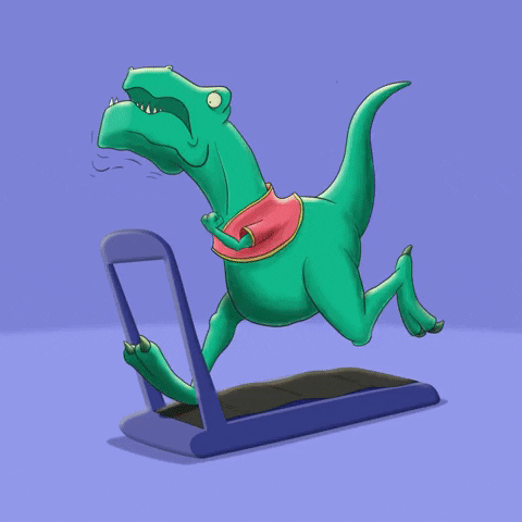 Running dinosaurs dragon GIF - Find on GIFER