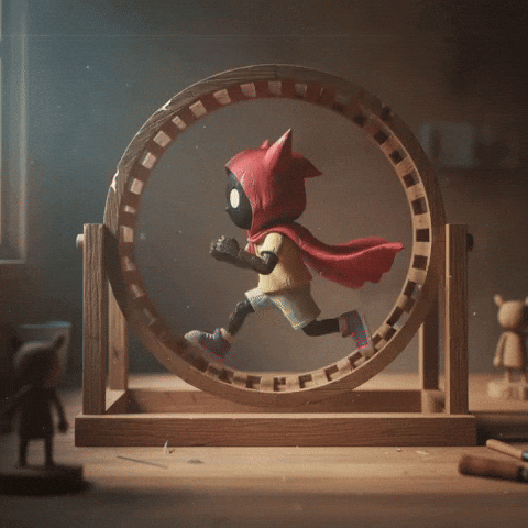 Never Give Up Running GIF by G*BOY