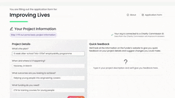 Plinth AI Grant Writing GIF