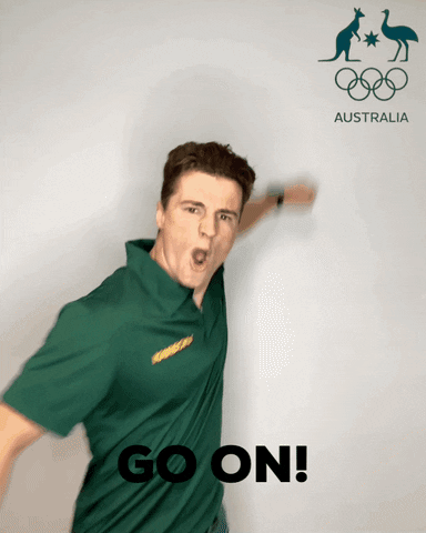 Come On Yes GIF by AUSOlympicTeam
