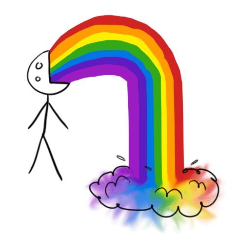 Resultado de imagen de rainbow gif