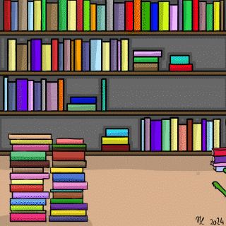 Books Library GIF