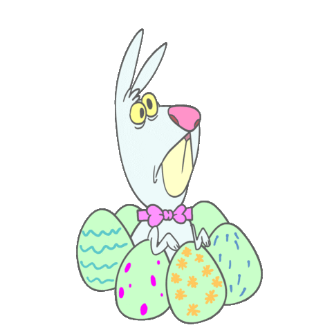 Easter Bunny Animation Sticker
