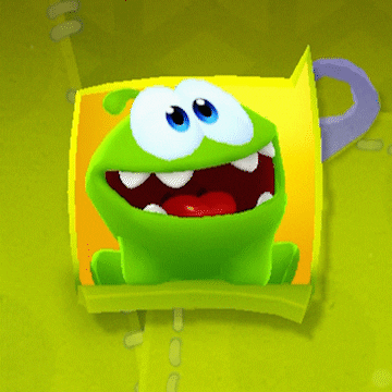 Cut The Rope Wow GIF by Om Nom