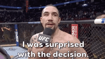 Surprised Robert Whittaker GIF by UFC