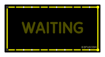 Neon Waiting Sticker