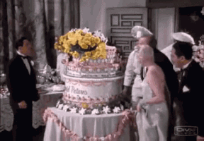 surprise cake GIF