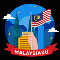 Flag Malaysia GIF by AffinMy