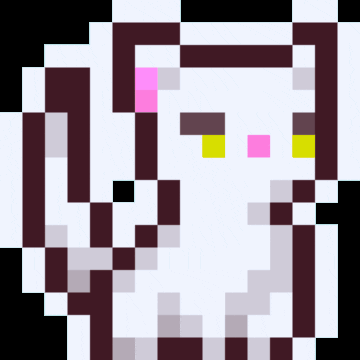 Okpotion pixel pixelart gato neko GIF
