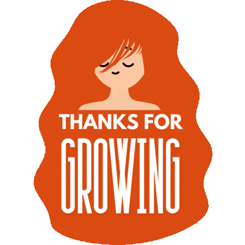 Growing Red Hair Sticker by Wigs For Kids