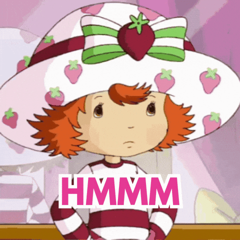 Confused Question GIF by Strawberry Shortcake