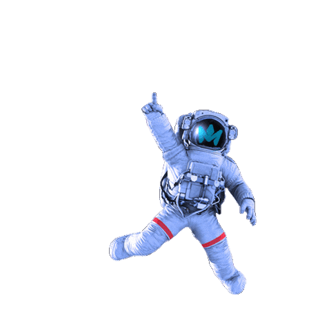 Astronaut Mercury Sticker by Culturizate