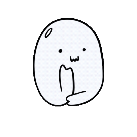 Sleepy Ghost Sticker