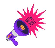 New Post Speaker Sticker by 123ZING