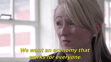 rebecca long-bailey we want an economy that works for everyone GIF