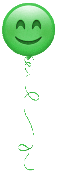 Green Balloon Tatbs Sticker by Tank and The Bangas