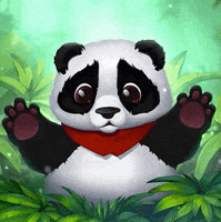 Panda Hello GIF by Game Insight