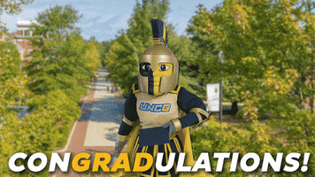 Congratulations Commencement GIF by UNCG