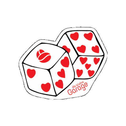Valentines Day Dice Sticker by DieKleineGarage