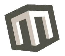 Modern Architecture Logo Sticker by Merchants Commons