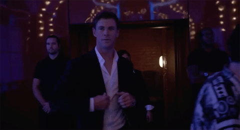 Confident Chris Hemsworth GIF by Men In Black: International - Find & Share on GIPHY