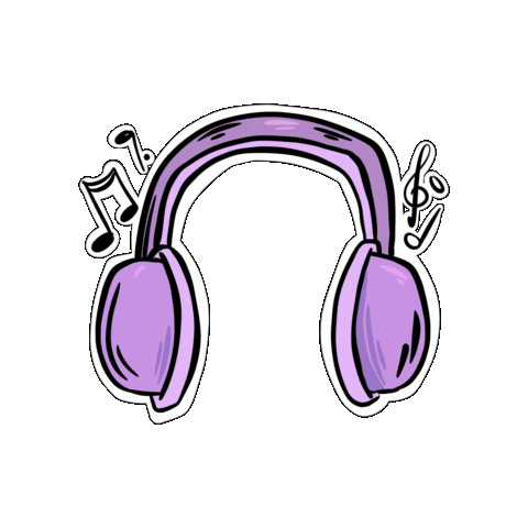 Musik Lila Sticker by ultraviolett