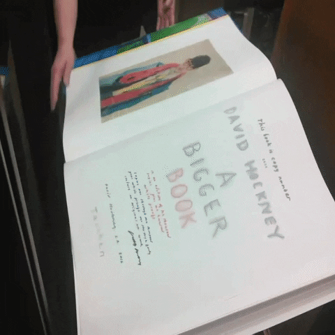 a bigger book GIF by Swarthmore College Libraries