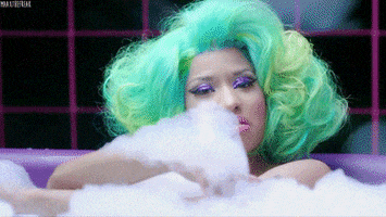 Nicki Minaj Bath GIF