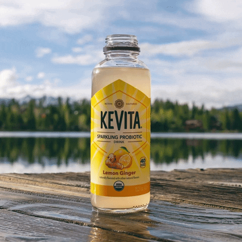 Lemon Ginger GIF by KeVita Drinks