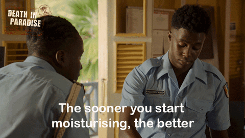 Beauty Skincare GIF by Death In Paradise
