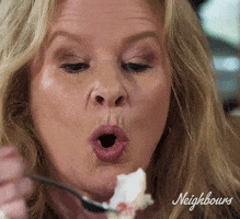 Sheila Canning Eating GIF by Neighbours (Official TV Show account)
