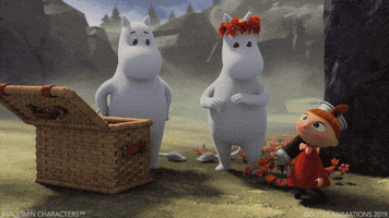 little my flower crown GIF by Moomin Official