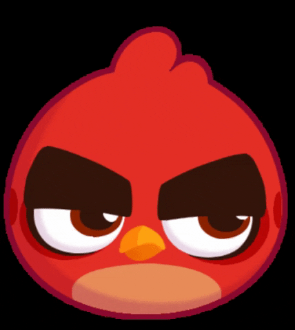 Bored Eyeroll GIF by Angry Birds