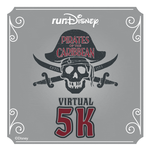 Pirates Of The Caribbean Rundisney GIF by Disney Sports