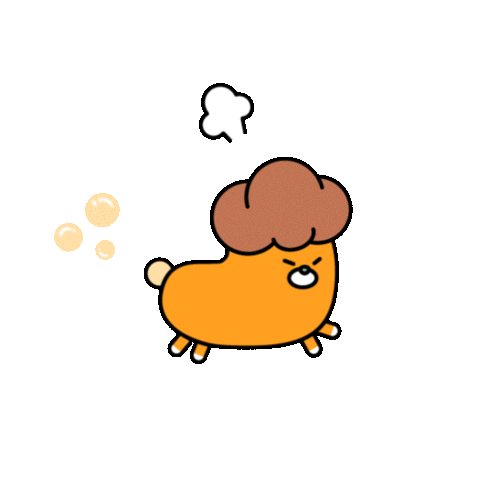 Angry Dog Sticker