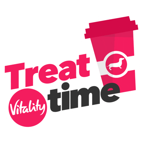 Dog Coffee Sticker by Vitality