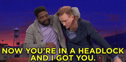 Wrestle ron funches GIF by Team Coco