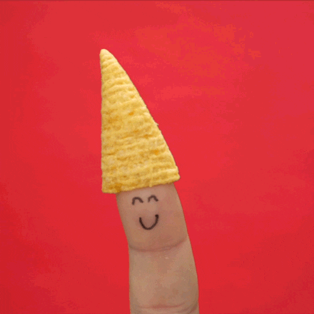happy bugle finger GIF by Bugles