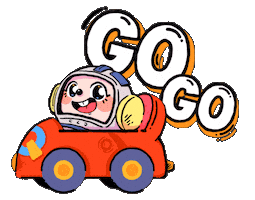 Car Gogo Sticker by VEQuestor