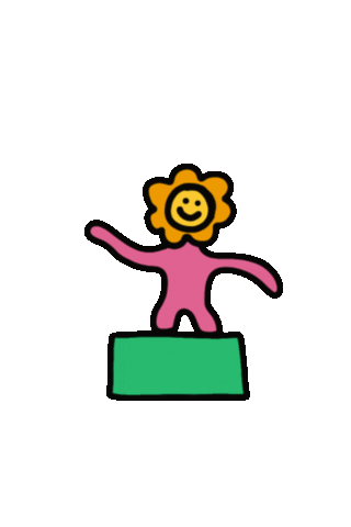 Smiley Face Dancing Sticker