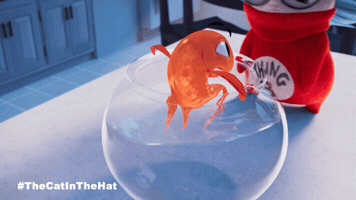 Scared The Cat In The Hat GIF by Warner Bros. Pictures